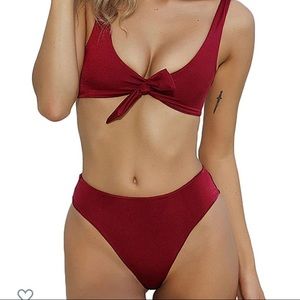 Maroon Bikini